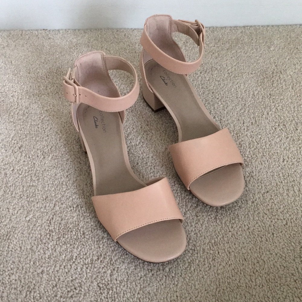 Clarks Elisa Dedra Blush Leather Women’s Sandals